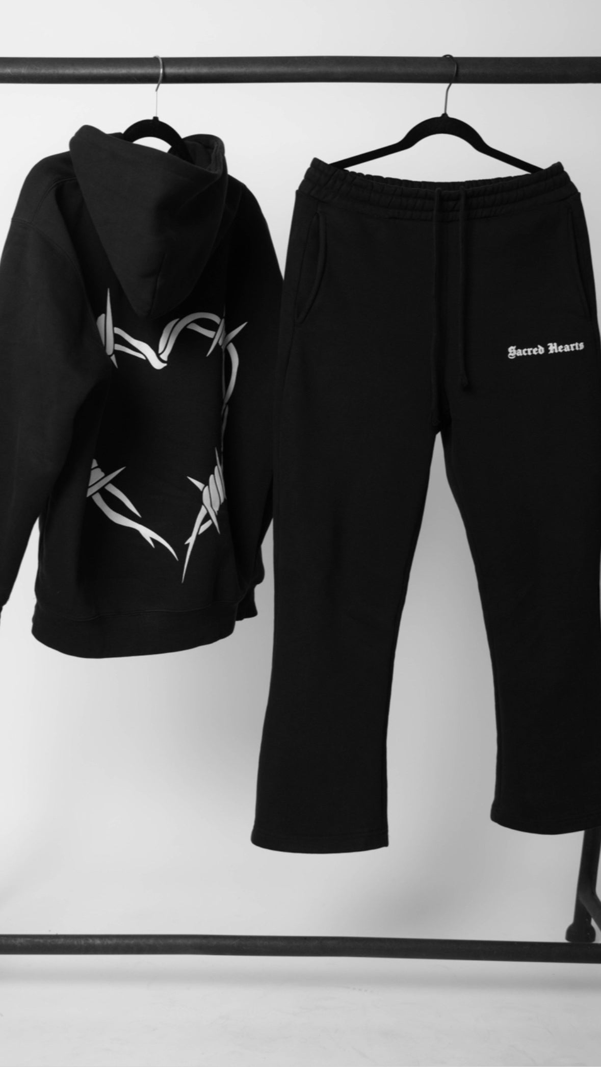 SACRED HEARTS FLARED SWEATS